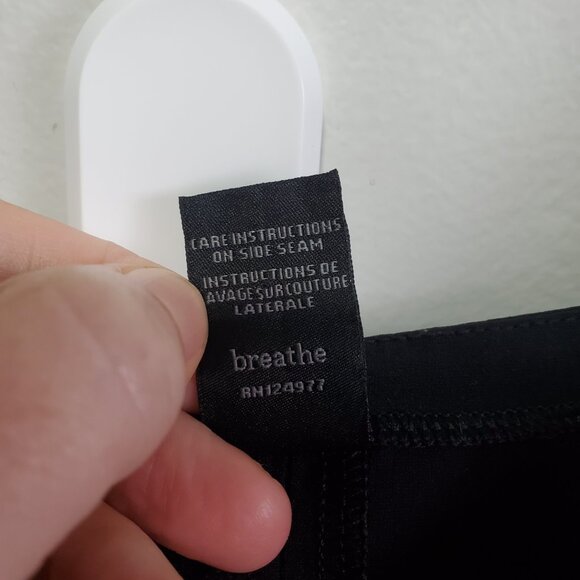 PRANA Railay Jumpsuit Tie Waist Zip Neck Stretch Relaxed Fit Black Women's Large - Picture 11 of 16